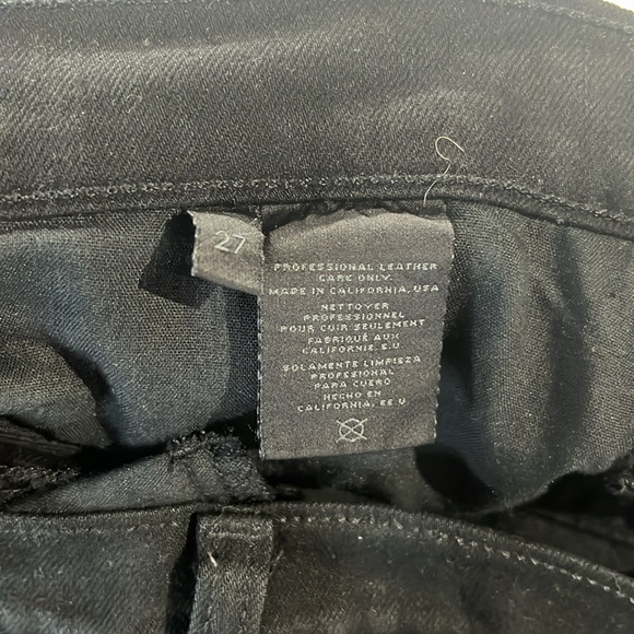 J Brand Dusk Knee-Embellished Leather-Paneled Mid-Rise Skinny Jeans - Picture 13 of 14